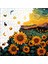 Ahşap Puzzle – Günebakan Tarlasında Akşamüstü, 353 Parça, 29x29 cm – Benzersiz Şekilli ve Özel Figürlü, Yapıştırıcı Folyo Dahil, Dekoratif Yetişkin Yapboz - |S1-30| 8