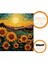 Ahşap Puzzle – Günebakan Tarlasında Akşamüstü, 353 Parça, 29x29 cm – Benzersiz Şekilli ve Özel Figürlü, Yapıştırıcı Folyo Dahil, Dekoratif Yetişkin Yapboz - |S1-30| 10