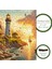 Ahşap Puzzle – Deniz Fenerinde Gün Batımı, 353 Parça, 29x29 cm – Benzersiz Şekilli ve Özel Figürlü, Yapıştırıcı Folyo Dahil, Dekoratif Yetişkin Yapboz - |S1-29| 10