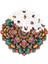 Ahşap Puzzle – Mandala Sanatı, 250 Parça, 29x29 cm – Benzersiz Şekilli ve Özel Figürlü, Yapıştırıcı Folyo Dahil, Dekoratif Yetişkin Yapboz - |WZ-05| 9