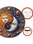 Ahşap Puzzle – Güneş Ve Ayın Dansı, 252 Parça, 29x29 cm – Benzersiz Şekilli ve Özel Figürlü, Yapıştırıcı Folyo Dahil, Dekoratif Yetişkin Yapboz - |A1-06| 10
