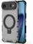 iPhone 17 Aır Telefon Kılıfı, Şeffaf Manyetik Düşmeye Dayanıklı Kılıf Kapağı ve Halka Tutucu iPhone 17 Aır (Yurt Dışından) 4