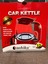 12V Oto Su Isıtıcı ve Kettle 750ML Gizli Rezistans, Kırmızı Renk 2
