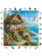 Ahşap Puzzle – Deniz Kenarında Kır Evi, 353 Parça, 29x29 cm – Benzersiz Şekilli ve Özel Figürlü, Yapıştırıcı Folyo Dahil, Dekoratif Yetişkin Yapboz - |S1-24| 8
