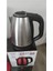 1,8 Litre Çelik Su Isıtıcı Kettle 2000W Bordo 2