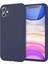 iPhone 11 Kılıf First Silikon - Lacivert 1
