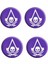 Assassin\'s Creed Ps5/ps4/ps3/xbox One/one X/one S/series X/series S Analog Silikon Koruyucu -4 Adet 1