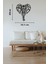 Geometrik Fil Figürü Mdf Duvar Dekorasyon Lazer Kesim 40X34 cm 5