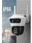4mp Çift Lensli Akıllı Ip Kamera 4K Ultra Hd 2.4ghz IP66 Dış Mekan Güvenlik Kamerası 4