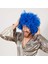 Mavi Renk Kıvırcık Afro Bonus Peruk (5263) 1