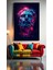 Neon Tonlarda Model V1 Ev Duvar Salon Güzellik Salonu Ofis Dükkan Dekarasyon Kanvas Tablo 1