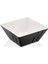23024.CW - Bicolor Luxor 2'li Krem Beyaz Kase Seti 24X24 cm Cm, Thermoset Melamin 1