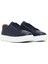 Erkek Lacivert Bağcıklı Kalın Tabanlı Deri Sneaker 25WFD8240FT 3