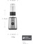 Kişisel 4 Bıçaklı Inox Blender, Pratik ve Şık Smoothie Cihazı 2