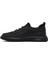 Erkek Siyah Bağcıklı Kalın Tabanlı Deri Sneaker 25WFD642414 2