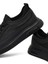 Erkek Siyah Bağcıklı Kalın Tabanlı Deri Sneaker 25WFD642414 10