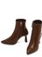 Kadın Kahverengi Fermuarlı Ince Topuklu Deri Bot 25WFD130718 3