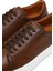 Erkek Taba Bağcıklı Kalın Tabanlı Deri Sneaker 25WFD8240FT 10