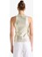 Slim Fit Dar Kesim Halter Yaka Fitilli Kaşkorse Parlak Kumaş Atlet G2531AX25AU 5