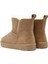 Kadın Camel Süet Deri Teddy Bot 25WFD478310 6
