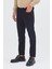 Siyah 5 Cep Düz Paça Pamuklu Slim Fit 5 Cep Casual Pantolon 1003255154 3