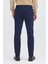 Koyu Lacivert 5 Cep Düz Paça Pamuklu Slim Fit 5 Cep Casual Pantolon 1003255154 4