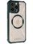 iPhone 14 Pro Max Kılıf Prag Magneticsafe Kapak - Koyu Yeşil 2