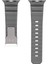 Apple Watch Ultra 2 (49MM) Uyumlu Metal Tokalı Silikon KORDON-145 Gri 5