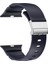 Apple Watch Ultra 2 (49MM) Uyumlu Metal Tokalı Silikon KORDON-145 Mavi 2
