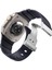 Apple Watch Ultra 2 (49MM) Uyumlu Metal Tokalı Silikon KORDON-145 Mavi 3