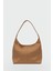 Moka Troklu Süet Omuz Çantası Camel 4