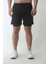 Unisex Gym ve Fitness Astarlı Taytlı Şort / Gizli Cep Detaylı 5