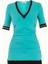 Mint V Yaka Örme Bluz 18786 10