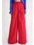 Kırmızı Beli Lastikli Bol Kesim Pantolon 41653 2