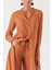 Turuncu Beli Lastikli Pantolonlu Ikili Takım 12322 5