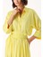 Sarı Beli Lastikli Etek ve Gömlek Takım 12329 5