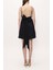 Siyah Askılı Mini Elbise 93911 5