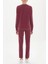 Bordo Şerit Detaylı Eşofman Takım 12223 9