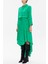 Yeşil Asimetrik Midi Elbise 93117 7
