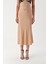 Bej Beli Lastikli Etek 81248 3