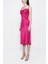 Pembe Toka Detaylı Askılı Elbise 93980 3