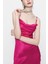 Pembe Toka Detaylı Askılı Elbise 93980 4