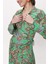 Yeşil Anvelop Kapama Uzun Elbise 94177 5