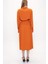Turuncu Kemerli Bol Kesim Elbise 93827 4