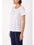 Beyaz Bol Kesim Basic Tshirt 19712 2