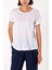 Beyaz Bol Kesim Basic Tshirt 19712 3