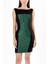 Yeşil Dar Kesim Yün Elbise 90760 3