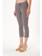 Gri Dar Kesim Capri Pantalon 40729 8
