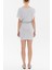 Gri Asimetrik Kesim Mini Elbise 90644 9
