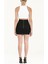 Siyah Dar Kesim Mini Etek 80701 9